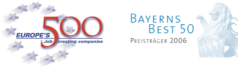 Europe's 500 Job creating companies | Bayerns Best 50 Preisträger 2006